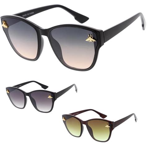 what sunglasses have a bee on them|sunglasses with a bee emblem.